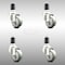Service Caster 3 Inch 316SS Gray Polyurethane Swivel 1-5/8 Inch Expanding Stem Caster Set SCC SCC-SS316EX20S314-PPUB-158-4 - alternate 4